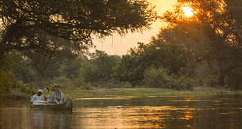 Royal Zambezi Lodge: Kanufahrt