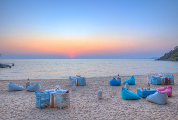 Kaya Mawa Kaya Mawa: Bean Bags am Strand