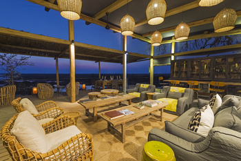 Linyanti Tented Camp Linyanti Tented Camp: Lounge mit Sesseln