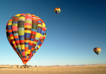 Namib Rand Nature Reserve: Ballonstart
