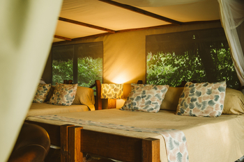 Rufiji River Camp: Doppelbetten