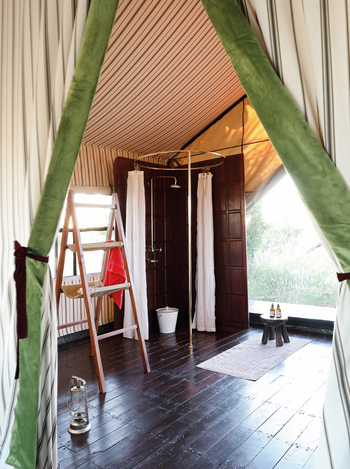 San Camp San Camp: Dusche im Gästezelt