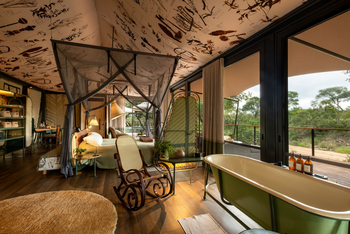 Saseka Tented Camp: Gästebad