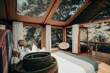 Wayo Manyara Green Camp: Bodentiefe Fenster