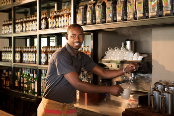 andBeyond Kichwa Tembo Tented Camp: Kaffee