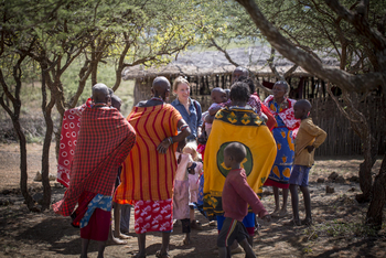 Campi ya Kanzi: Maasai-Dorfbesuch