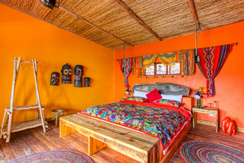 Chameleon Hill Forest Lodge: Doppelbett