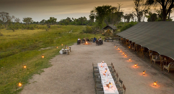 Gomoti Plains Camp: Zentrale Einrichtungen