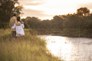 Governors' Camp: Sonnenuntergang