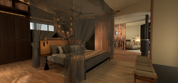 Lemala Osonjoi Lodge: Doppelbett