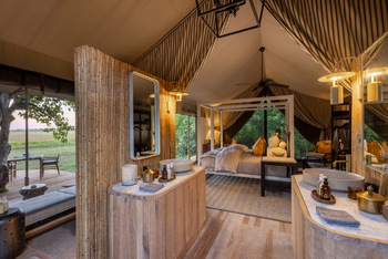 Monachira Camp: Interior Badezimmer