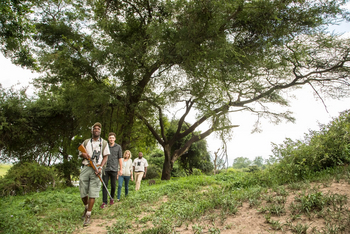 Muchenje Safari Lodge: Walking mit bewaffnetem Guide