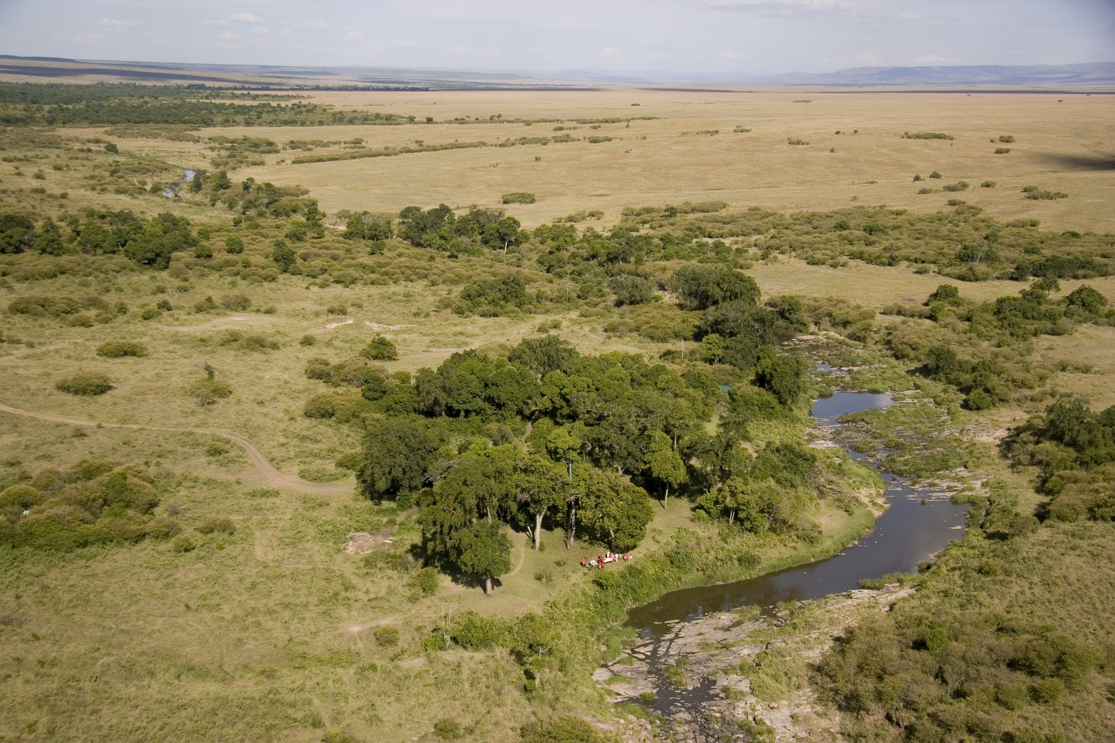 Rekero Camp Rekero Camp: Luftbild Picknick Site