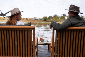 Abu Camp Abu Camp: Snacks am Lagunenrand