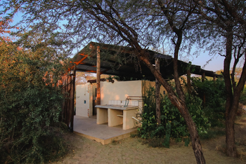 Boteti River Camp: Campsite - Küche