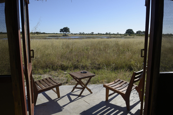 Camp Hwange: Private Veranda
