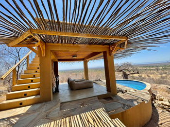 Kichaka Zumbua Camp: Suite - Plunge Pool und Sala