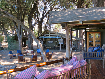 Kujwana Camp: Zentralbereich