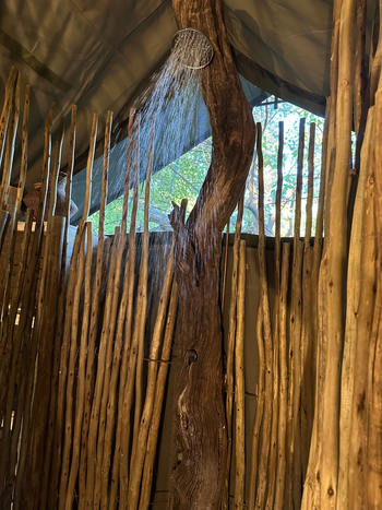 MmaTsebe Tented Camp: Dusche