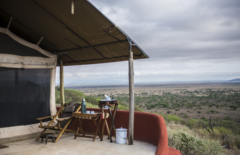 Shu'mata Camp: Private Veranda
