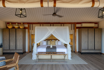 Sindile Safari Lodge: Doppelbett