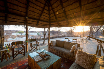 Tuskers Bush Camp: Sonnenuntergang