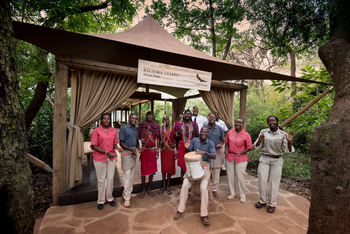 andBeyond Kichwa Tembo Tented Camp: Begrüßung