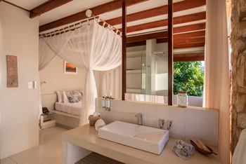 Bahia Mar Boutique Hotel: Sea View Bedroom - Bad