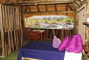 Epupa Falls Lodge: Panoramafenster