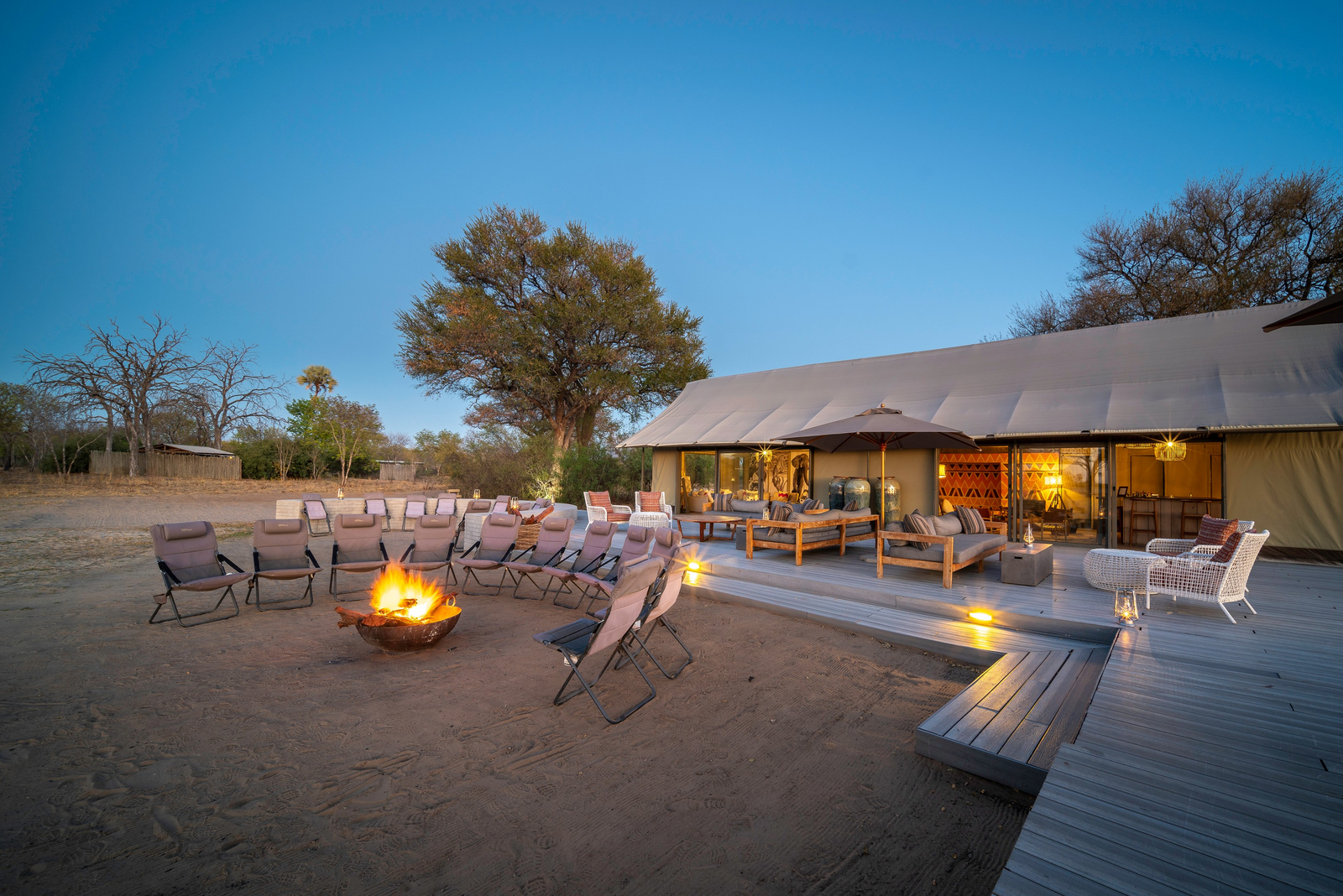 Linkwasha Camp Linkwasha Camp: Feuerplatz