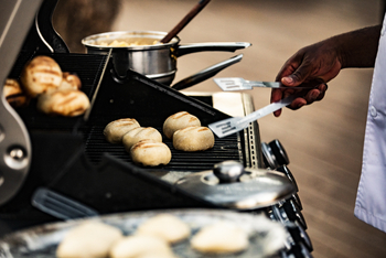 Ruckomechi Camp: Brötchen backen