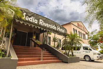 Sedia Hotel: Vorfahrt