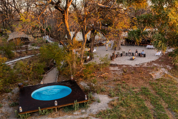 Selinda Explorers Camp Selinda Explorers Camp: Luftbild