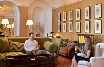 Victoria Falls Hotel: Museale Lounge