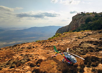 andBeyond Suyian Lodge: Scenic Heli Flight