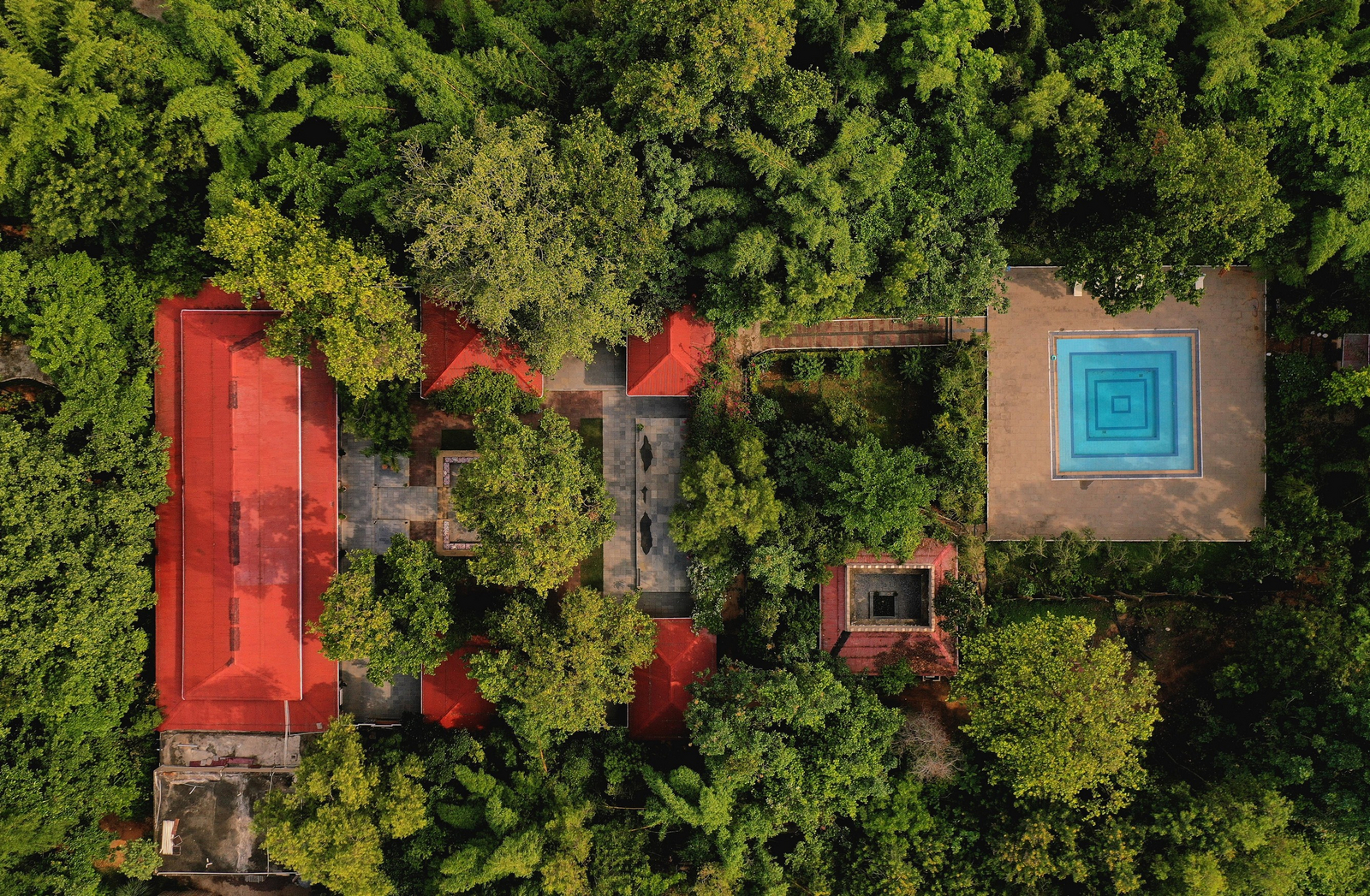 Bandhav Vilas Bandhav Vilas: Luftbild