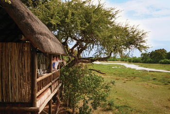 Belmond Khwai River Lodge: Gästezelt mit Blick