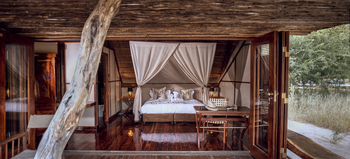 Deception Valley Lodge Deception Valley Lodge: Geöffnete Glastüren