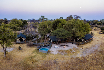 Gomoti Private Camp Gomoti Private Camp: Luftbild