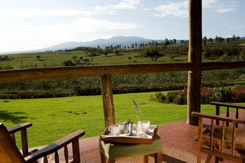 Ngorongoro Farmhouse: Ausblick