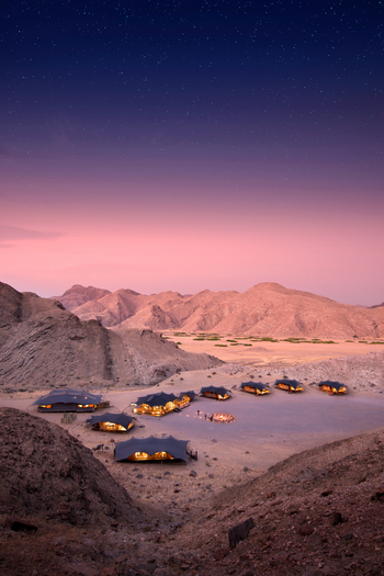 Hoanib Valley Camp Hoanib Valley Camp: Sonnenuntergang