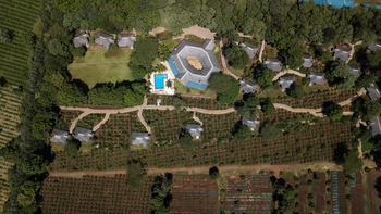 Kitela Lodge: Lodge von oben