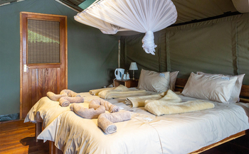 Ndhovu Safari Lodge: Luxus-Safarizelt