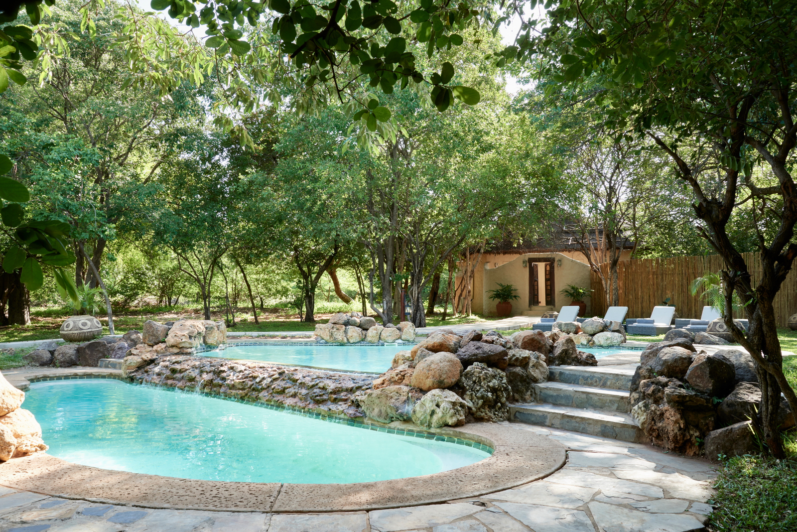 Sanctuary Chobe Chilwero Sanctuary Chobe Chilwero: Pools im Spa-Bereich