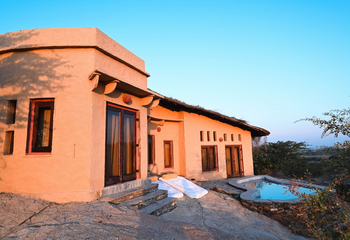 Brij Lakshman Sagar: Morgensonne am Chalet