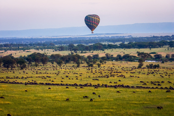 Esirai Camp: Ballonfahrt