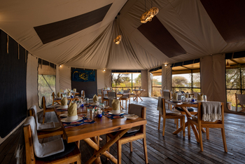 Nyikani Tarangire Camp: Speisebereich