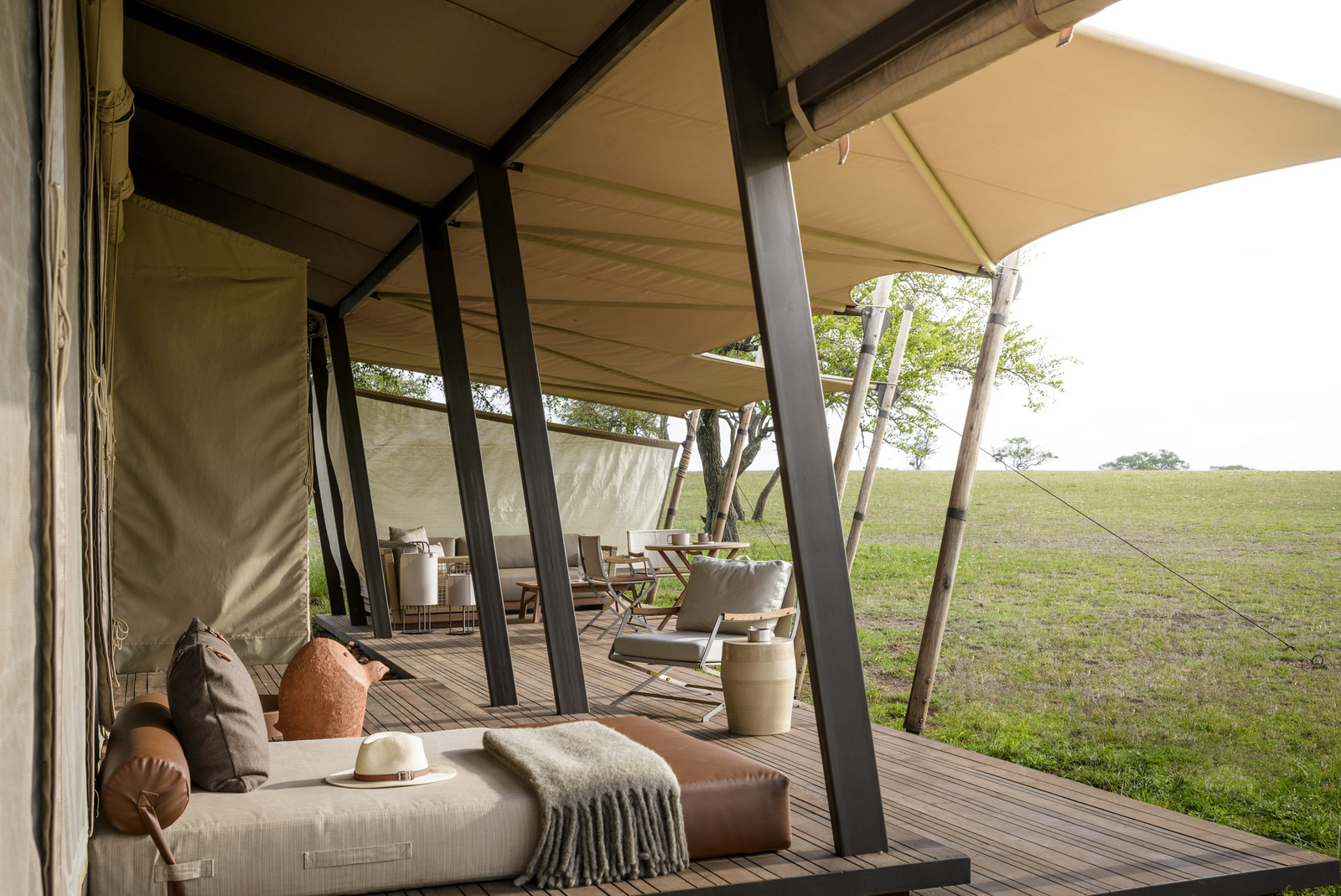 Singita Sabora Tented Camp Singita Sabora Tented Camp: Aussichtsdeck