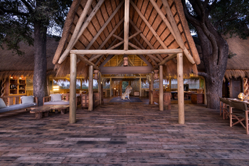 Sitatunga Private Island Camp: Lounge Überblick frontal