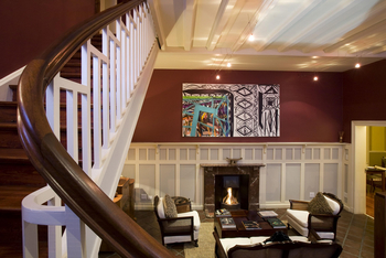 Villa Margherita: Lounge mit Kamin